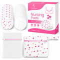 Ninja Mama 3 layer Washable Organic Bamboo Nursing Pads
