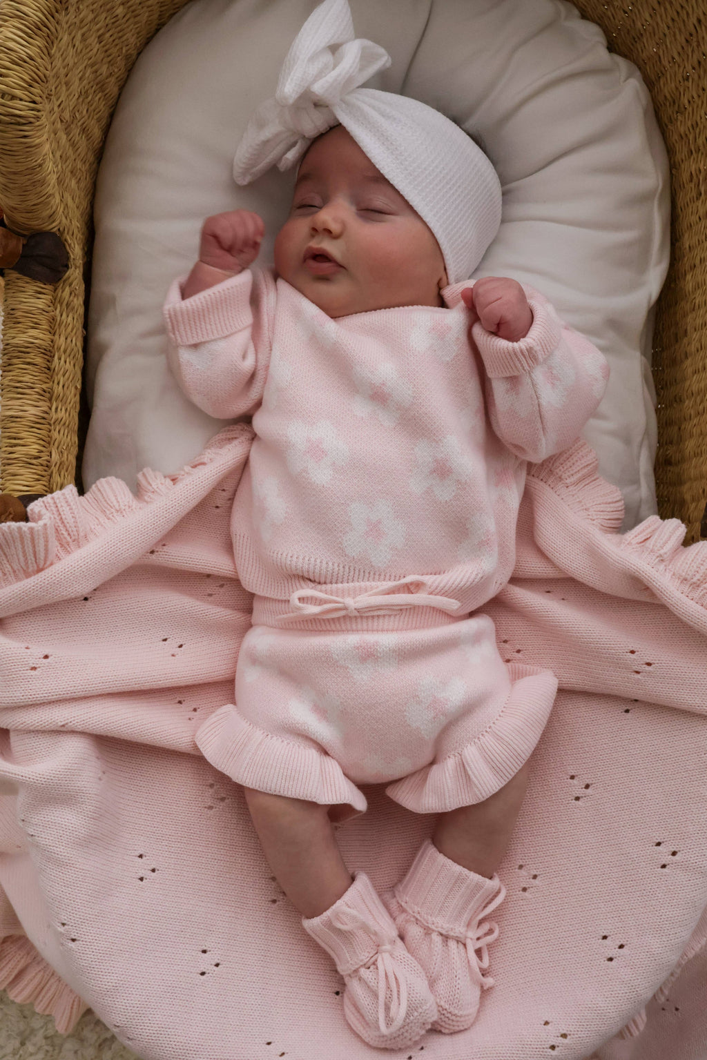FLOWER JUMPER | BABY PINK