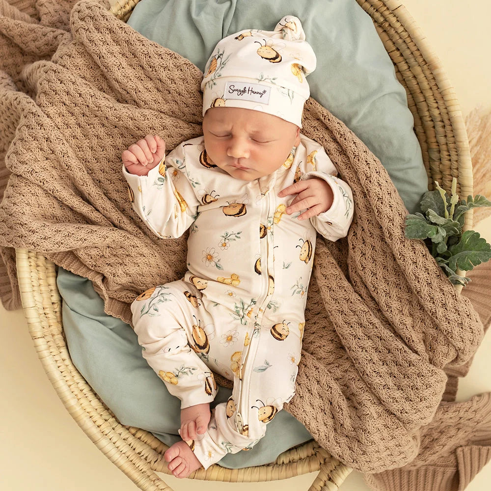Bumblebees Organic Snugglesuit Convertible Romper
