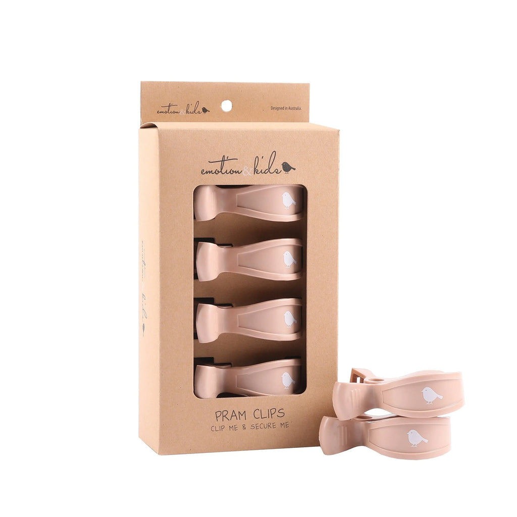 Latte Pram Clips - 4 Pack
