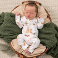Christmas Pups Organic Snugglesuit Convertible Romper