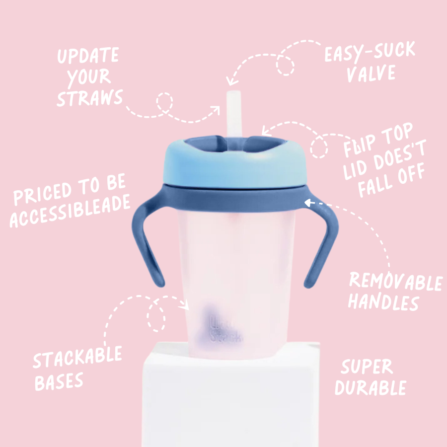 Weighted Straw Sippy Cup Two Pack