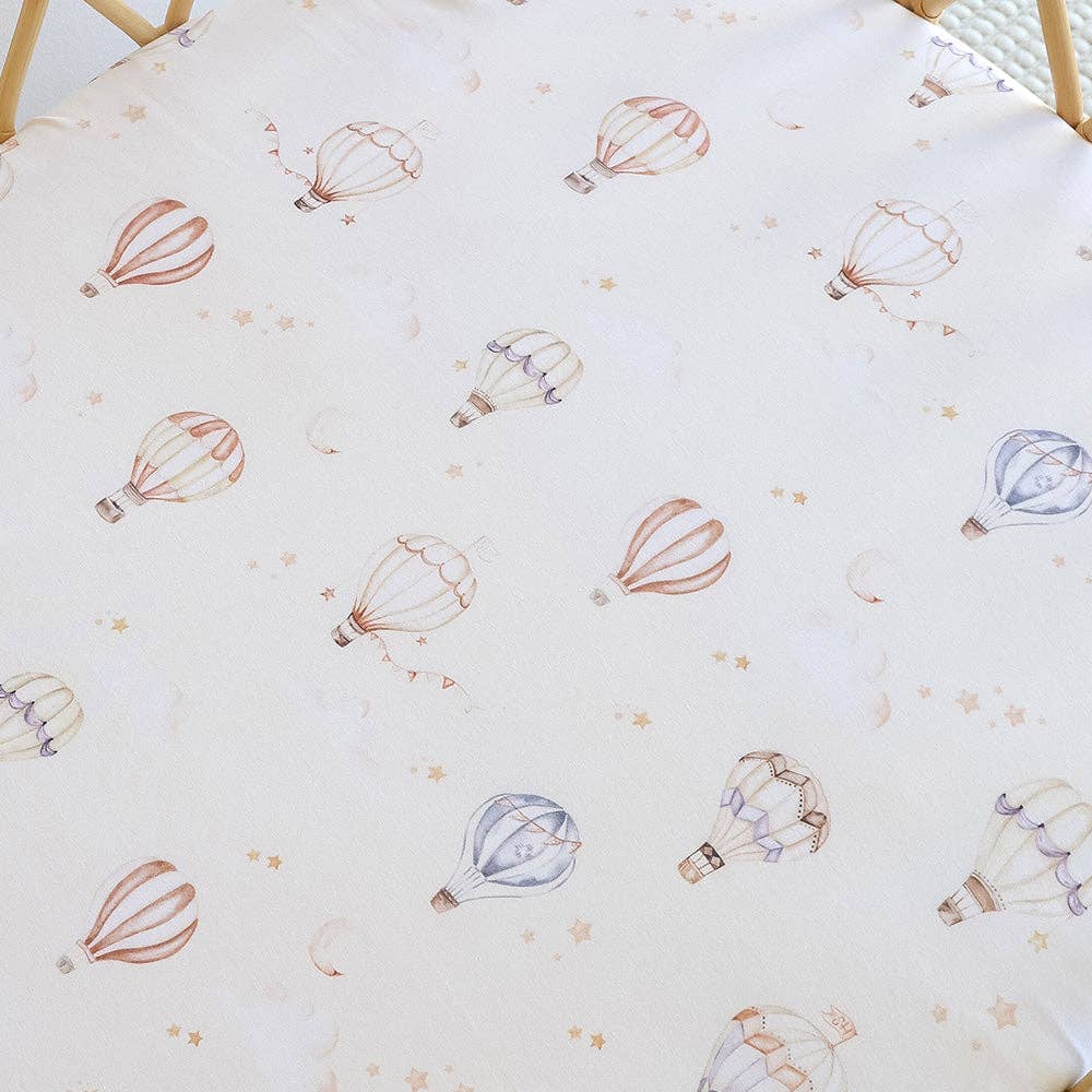 Up & Away Organic Bassinet Sheet / Change Pad Cover