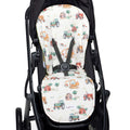 Diggers & Tractors Universal Organic Pram Liner