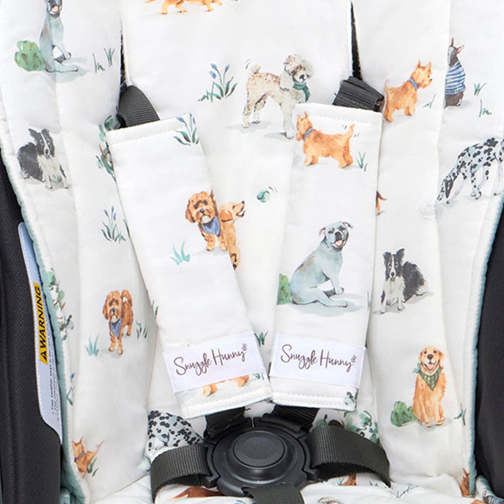 Dog Park Universal Reversible Pram Strap Covers