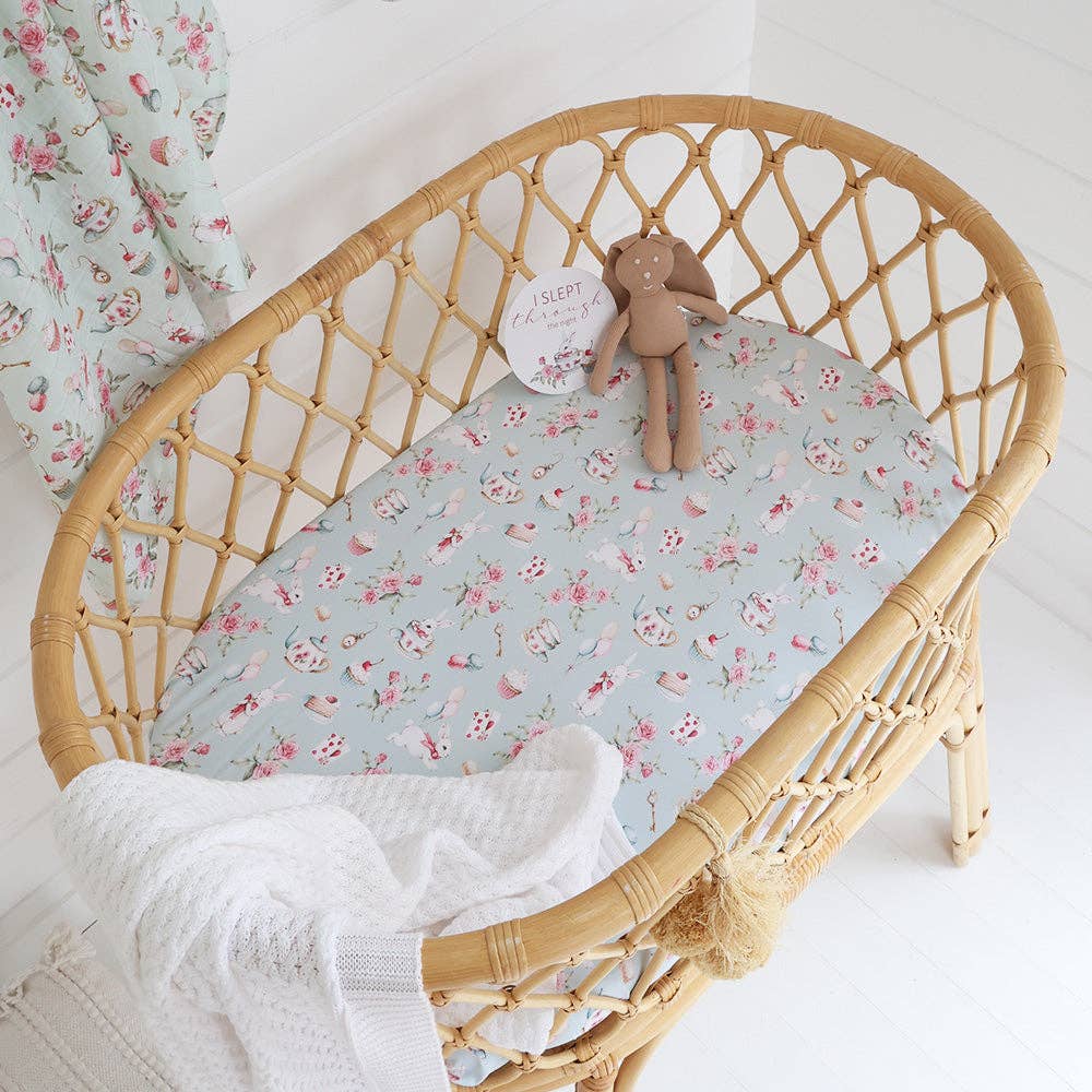 White Rabbit Organic Bassinet Sheet / Change Pad Cover