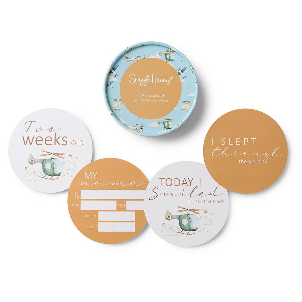 Taking Flight & Pebble Reversible Milestone Cards