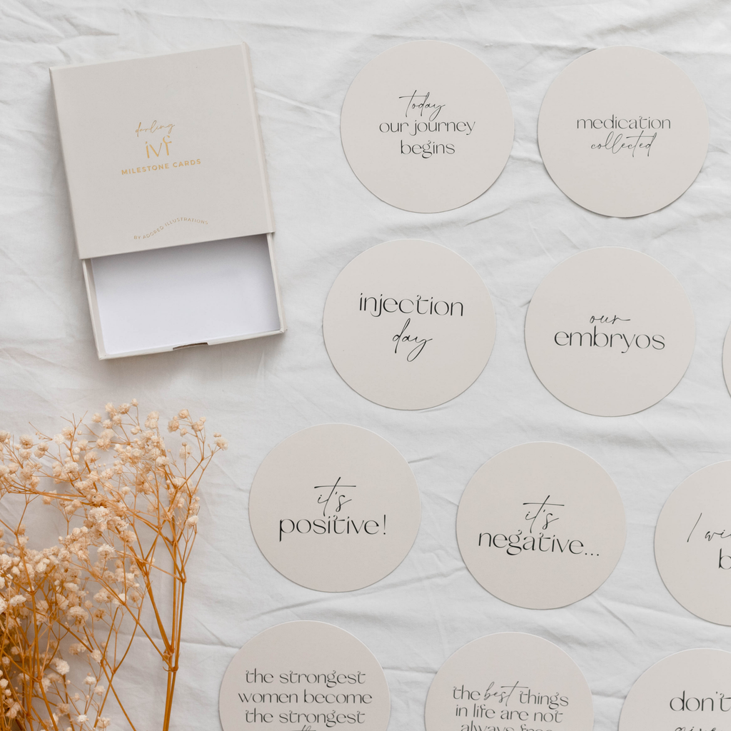 Darling IVF  Milestone Cards
