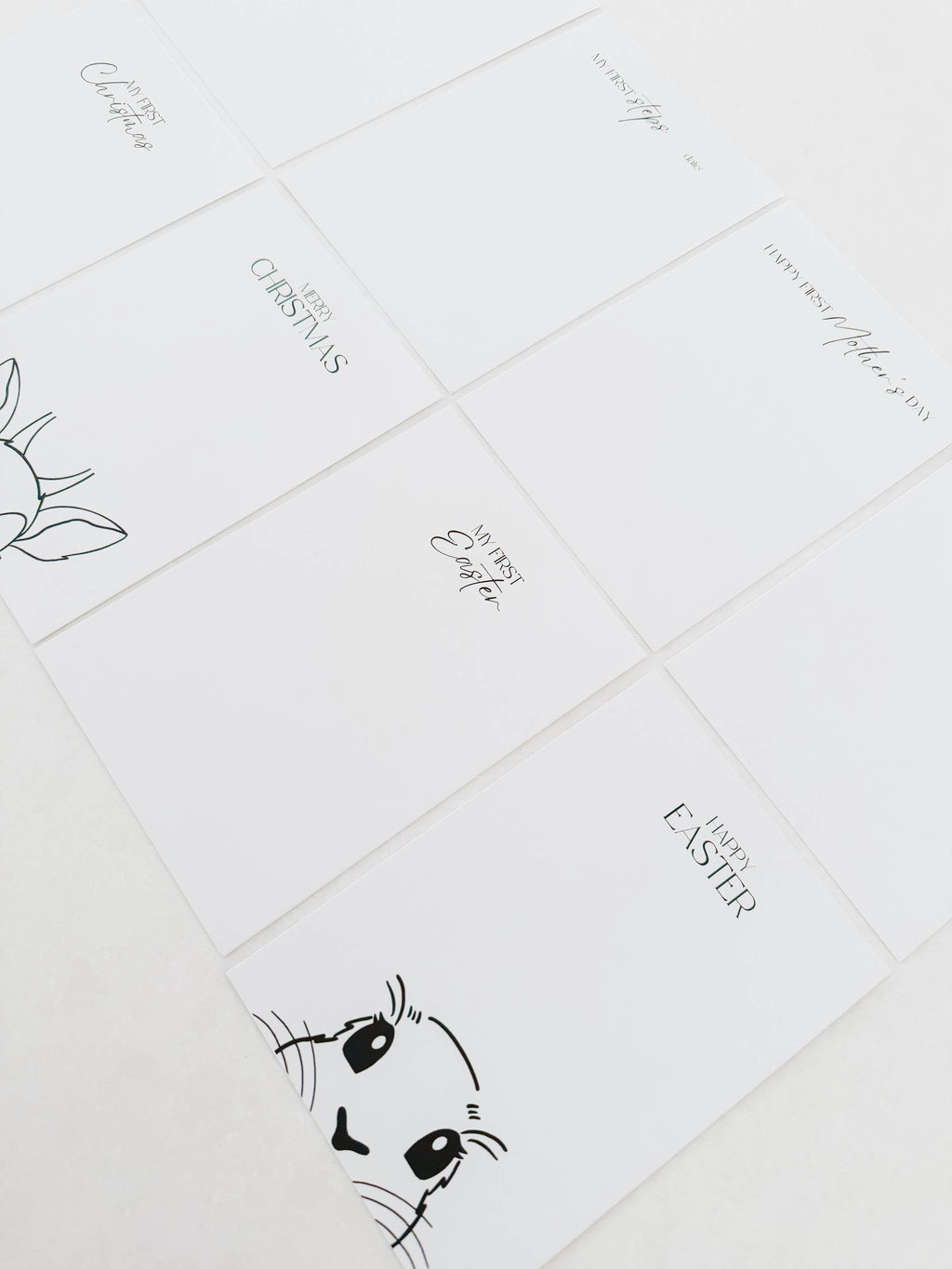 ‘My First’ edition - Inkless Milestone Cards