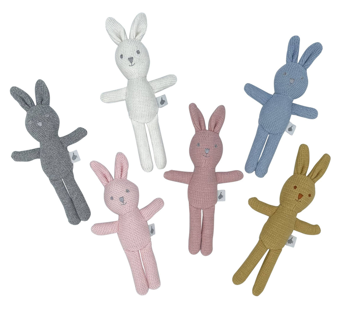 Bunny Knitted Rattles