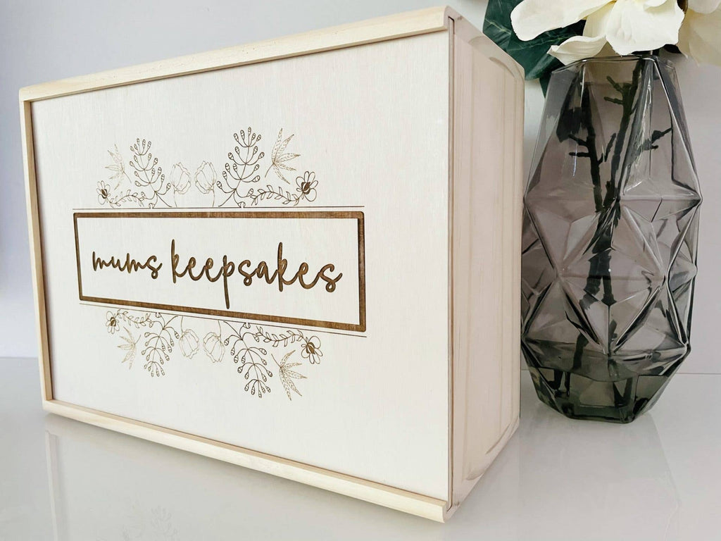Keepsake Box for Mum - Botanical