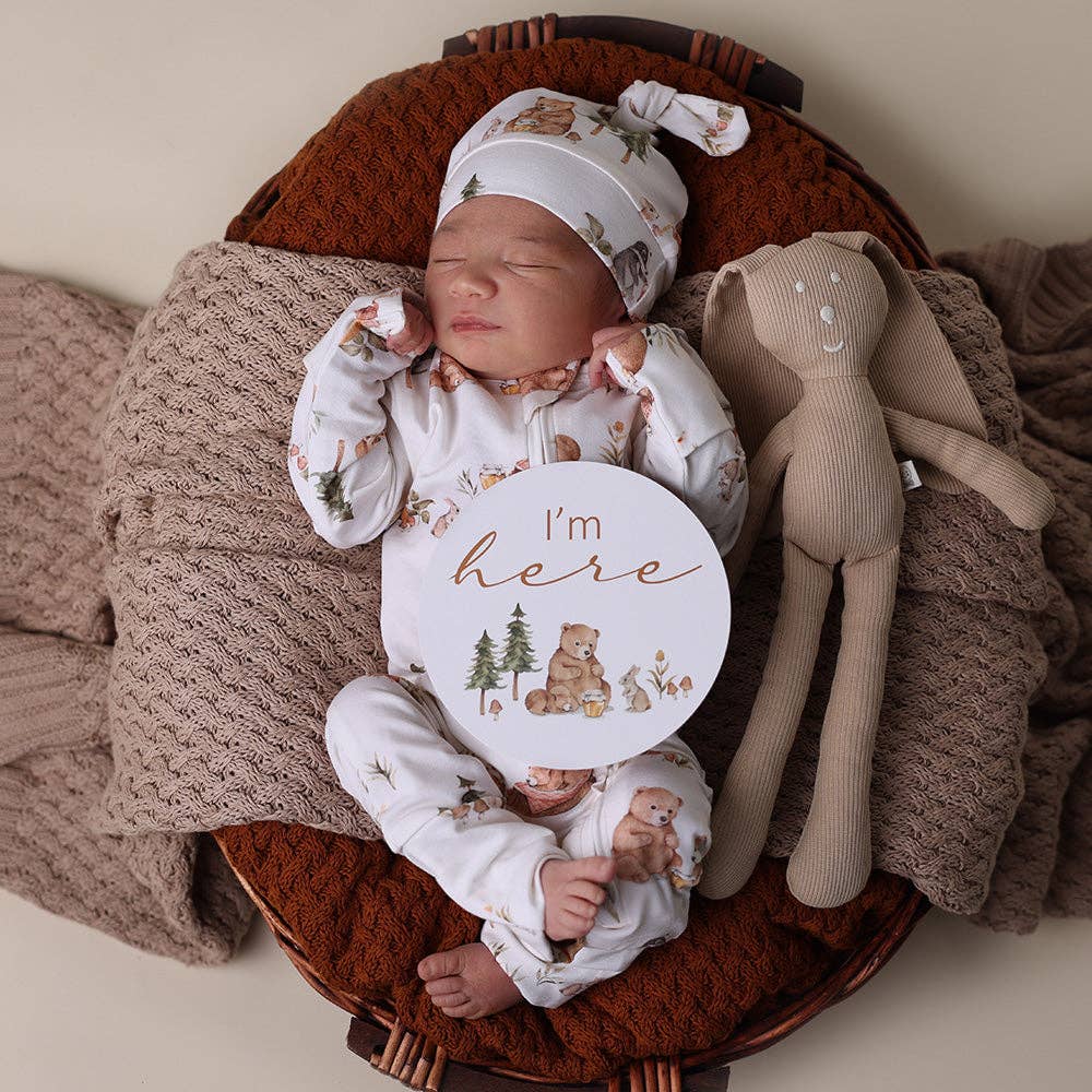 Bears Organic Snugglesuit Convertible Romper