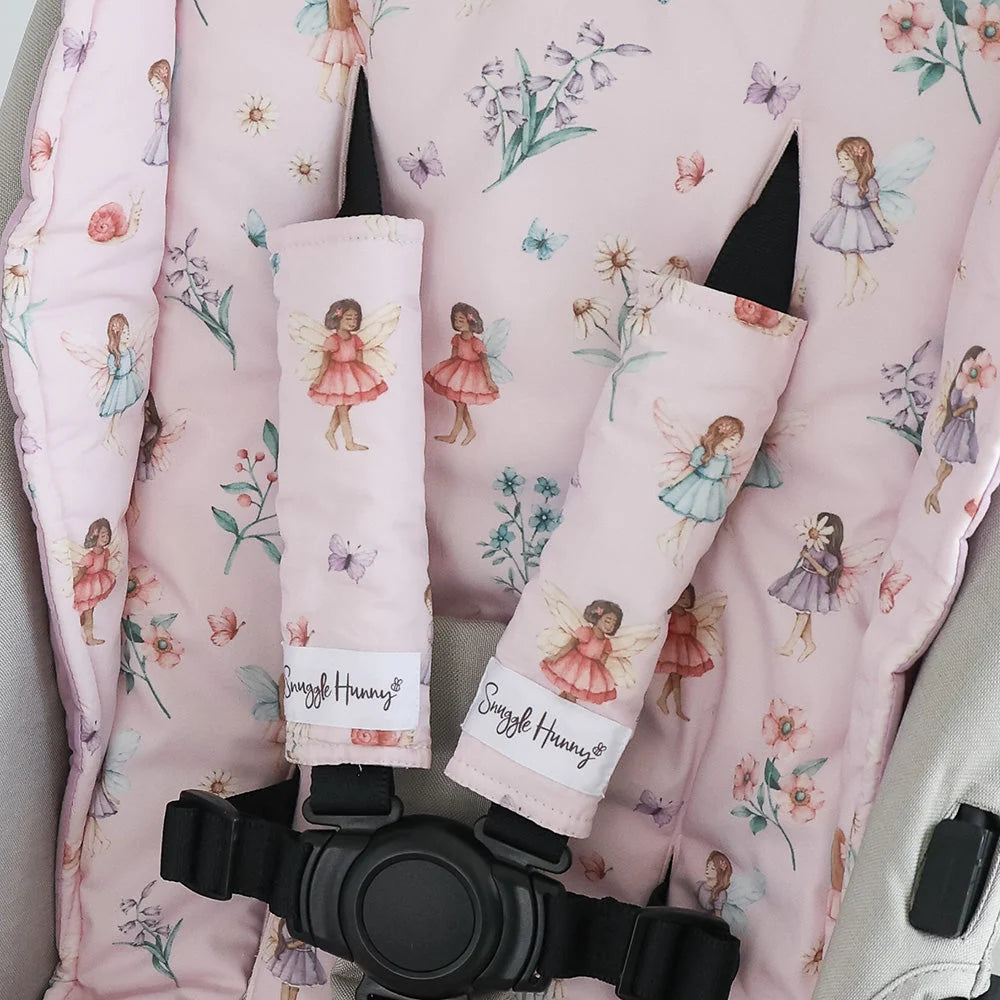 Fairy Dust Universal Reversible Pram Strap Covers