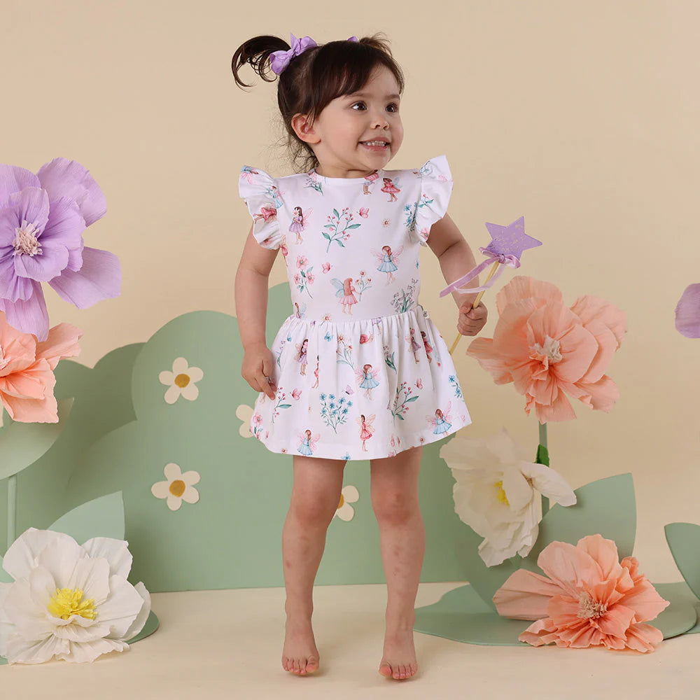 Fairy Garden Short Sleeve Organic Dress