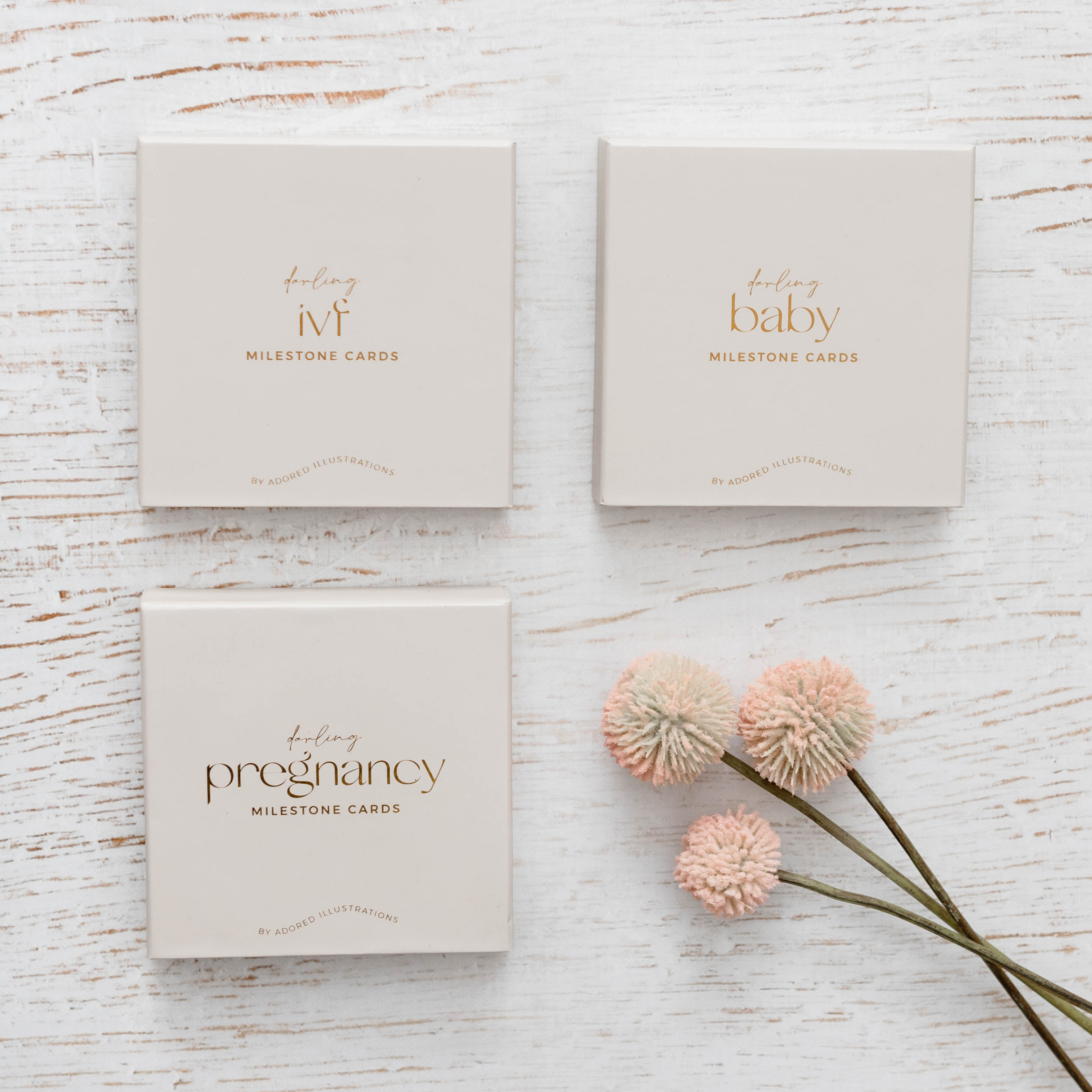 Darling IVF  Milestone Cards