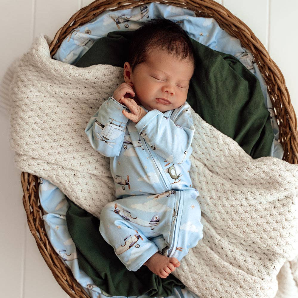 Taking Flight Organic Snugglesuit Convertible Romper