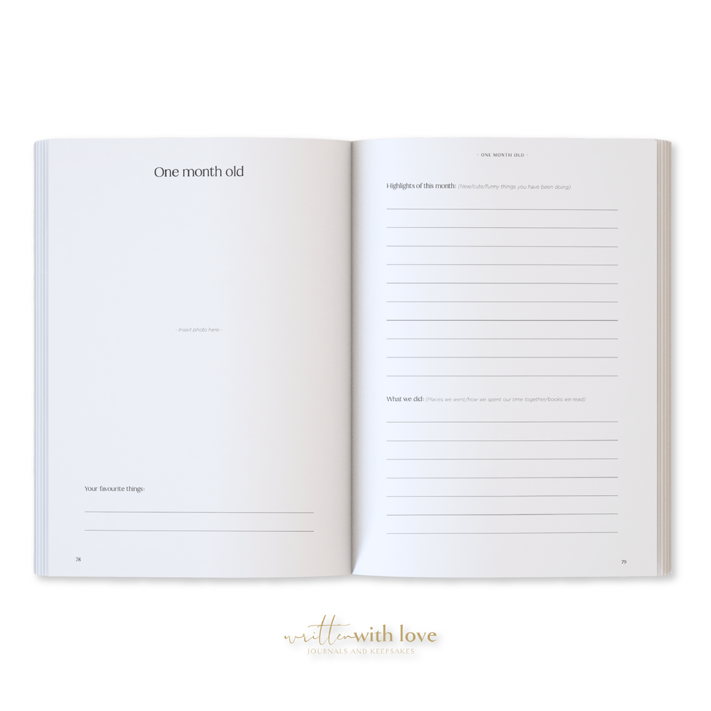 Baby Memory Book - Pregnancy to 5 Years - Sage Green - Boxed