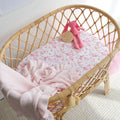 Flamingos Organic Bassinet Sheet / Change Pad Cover