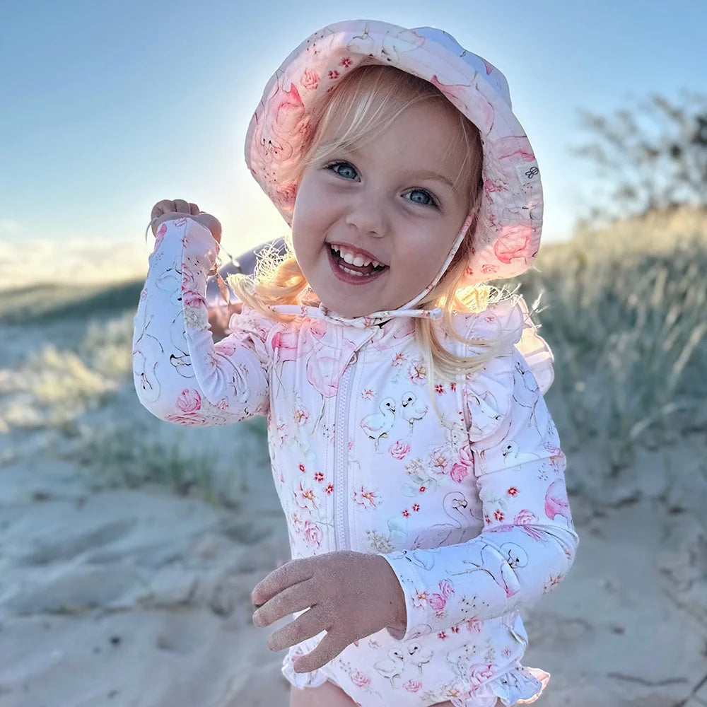 Flamingos Swim Hat