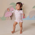 Flamingos Frill Swimsuit