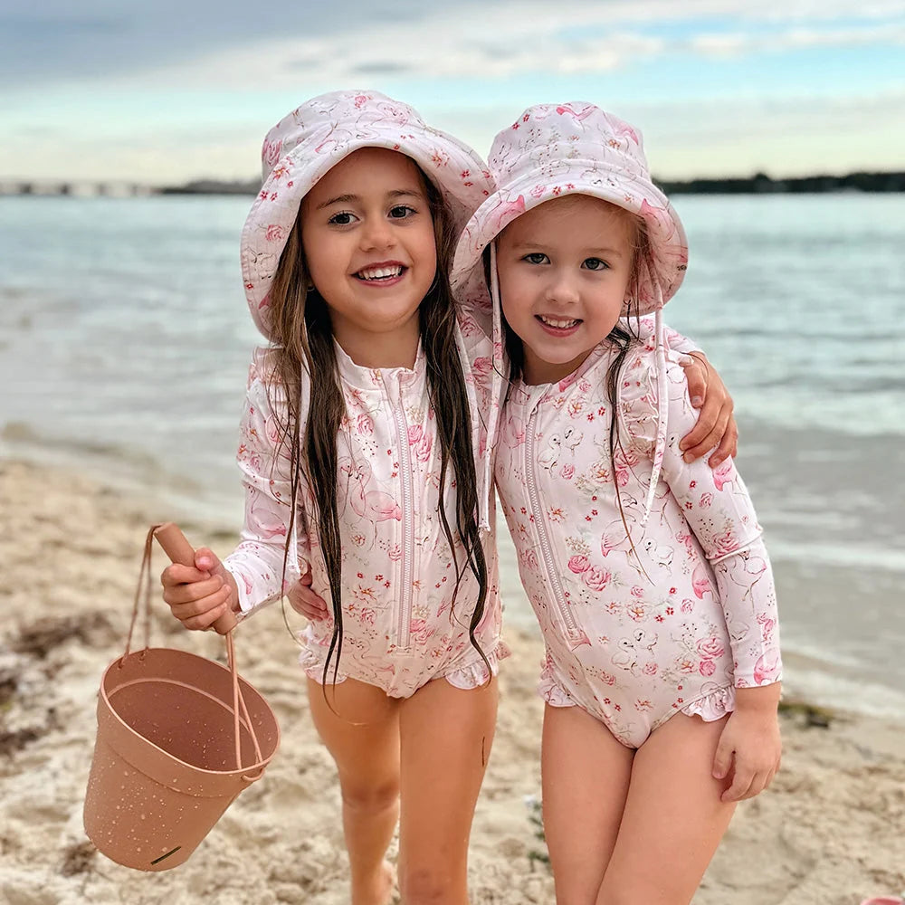 Flamingos Swim Hat