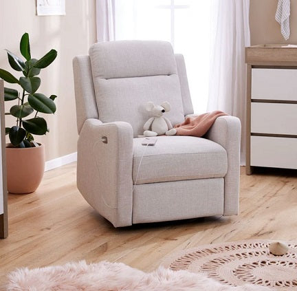 Henry Electric Recliner/Swivel Glider - Eggshell