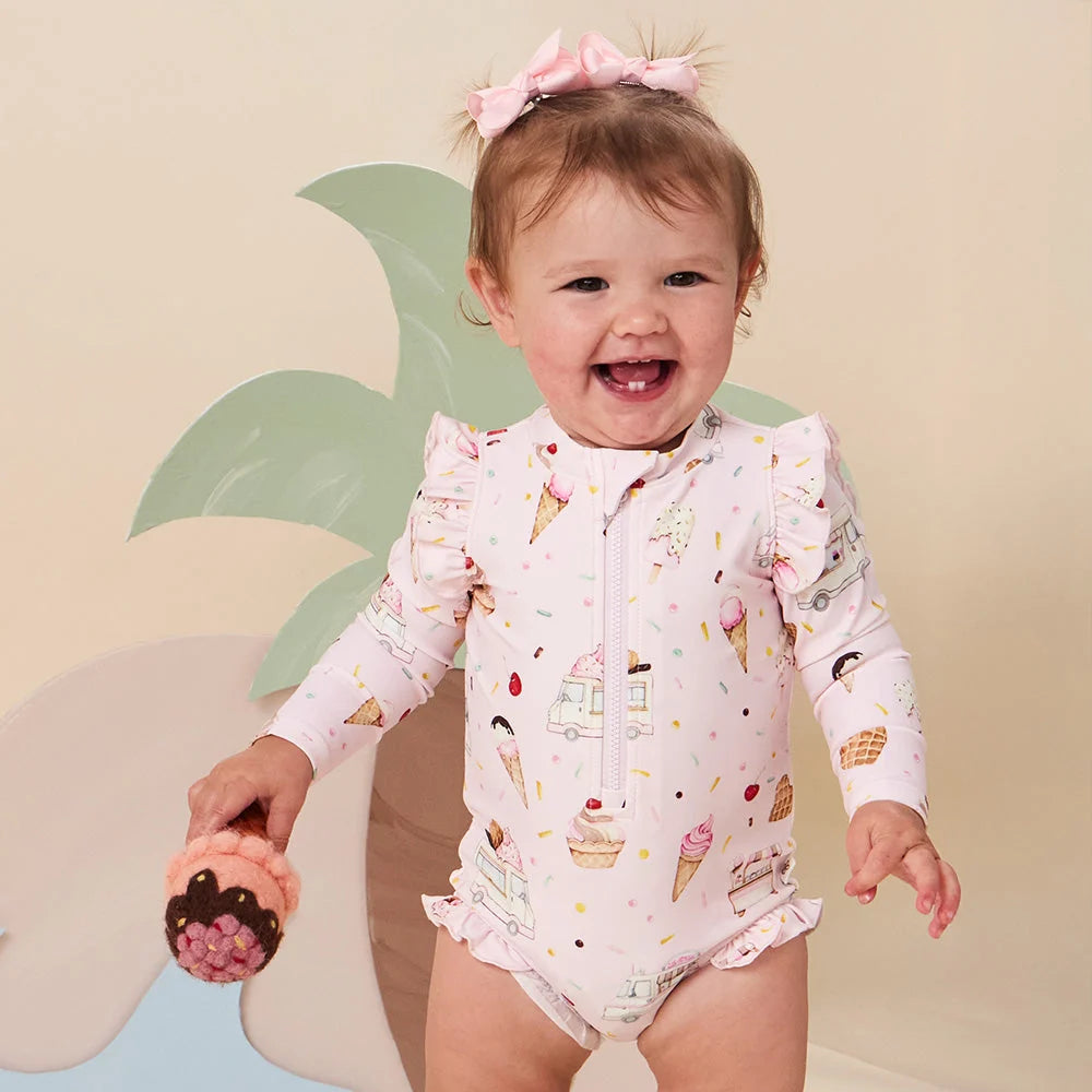 Ice Creams Frill Swimsuit
