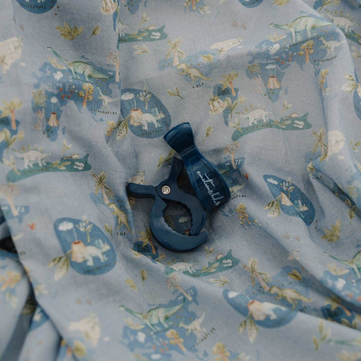 Navy Pram Clips - 4 Pack