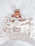 FRILL BABY BLANKET | MILK