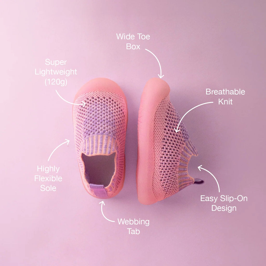 Duckies Slip-On Bubblegum Fleck