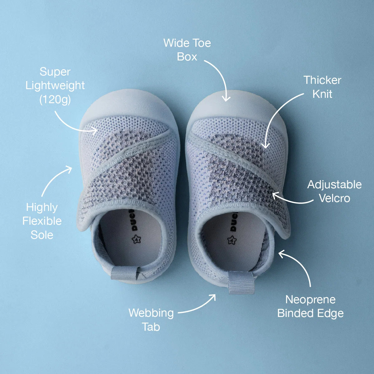 Duckies Slip-On Sky Blue