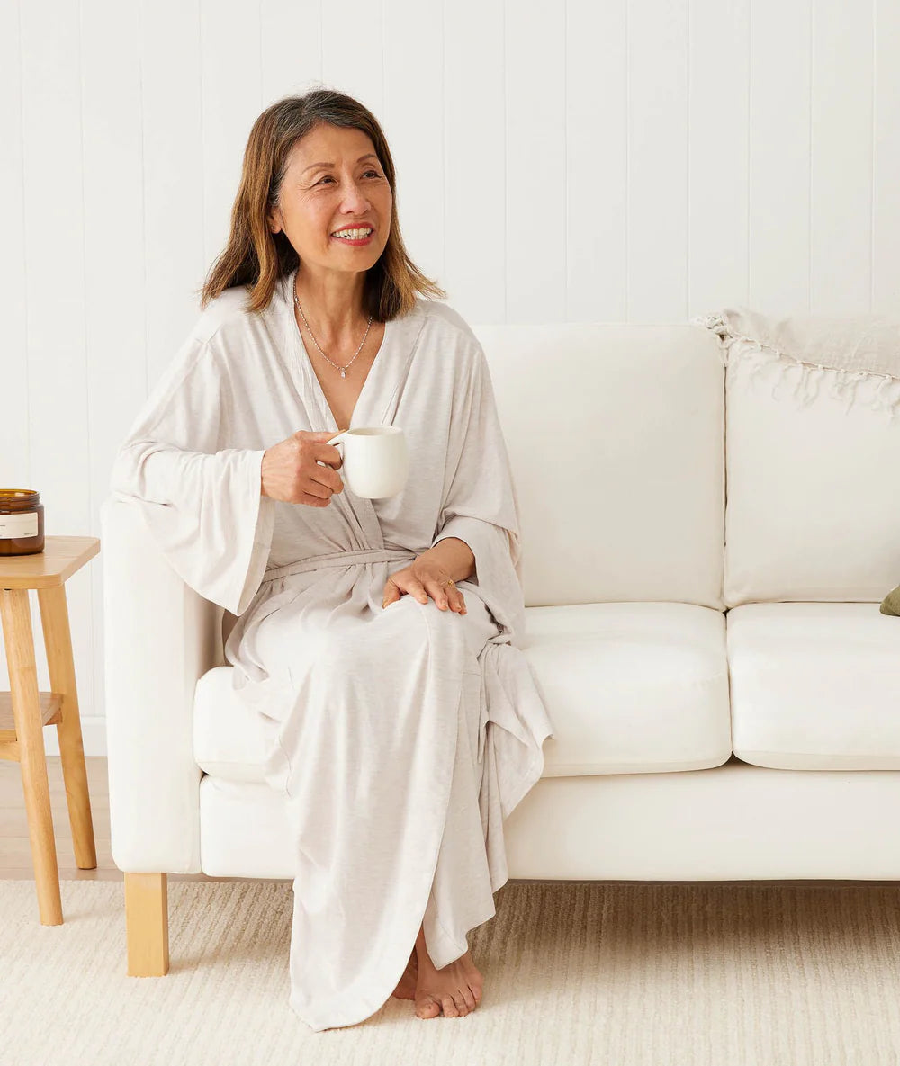 Matchy Matchy Robe - Oatmeal Marle