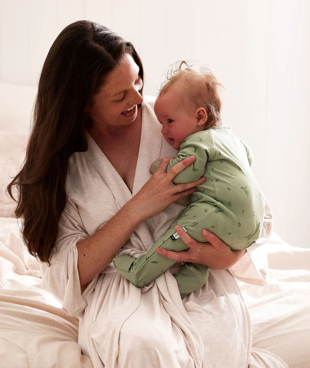 Matchy Matchy Robe - Oatmeal Marle