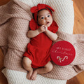 Red Short Sleeve Organic Dress