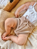 KNIT BLOOMERS - TEDDY BROWN - 0-3 MONTHS
