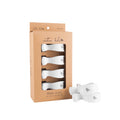 White Pram Clips - 4 Pack